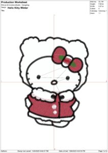 Hello Kitty Embroidery