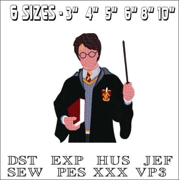 Harry Potter embroidery