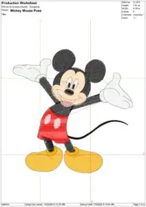 Mickey Mouse Embroidery