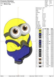 Minion Embroidery