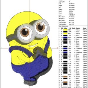 Minion Embroidery