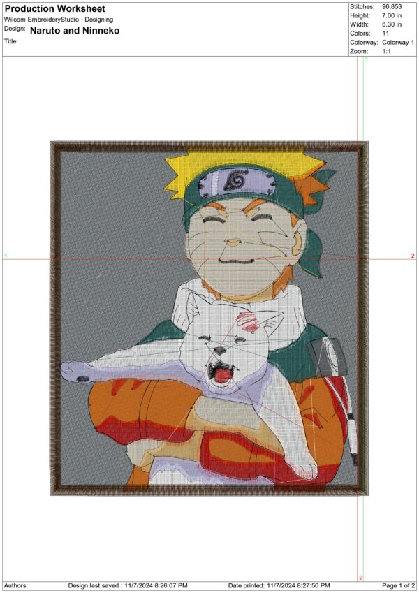 Anime Embroidery