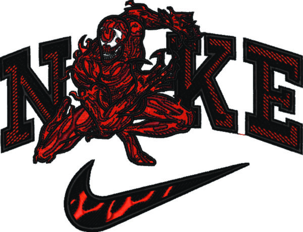 Nike embroidery design