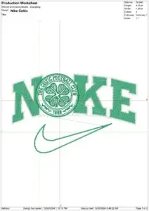 Soccer Embroidery Design