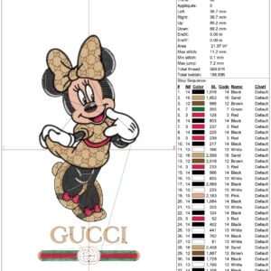 Gucci Embroidery Design