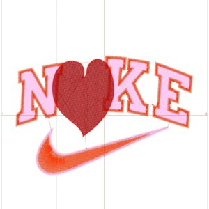 Nike Embroidery Hearts