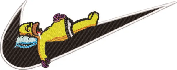 Nike embroidery design