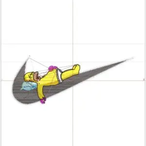 Nike embroidery design