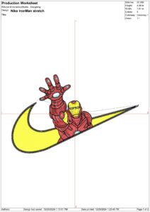 Marvel Embroidery design