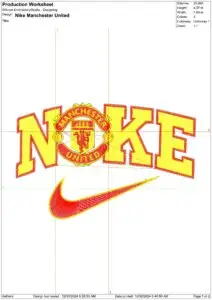 Soccer Embroidery design