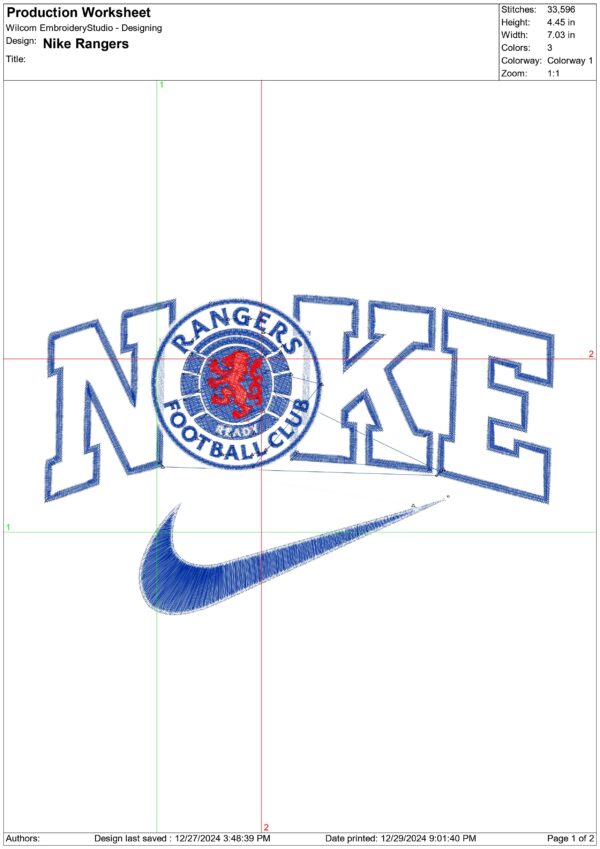 Soccer Embroidery Design