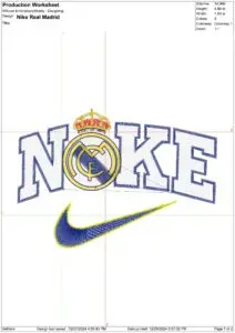 Soccer Embroidery design