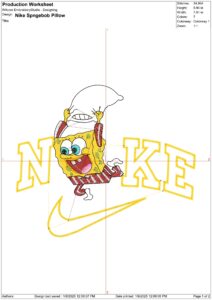 Sponge Bob Embroidery