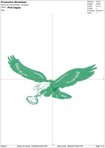 Philadelphia Eagles Embroidery