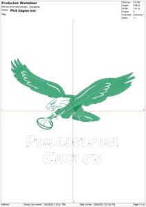 Philadelphia Eagles Embroidery