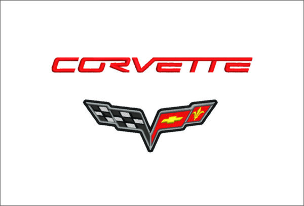 Corvette embroidery