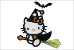 Hello Kitty Witch on Broom