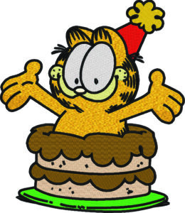 Garfield in Cake