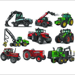 9 Tractor Package and John Deere Logo