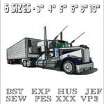 10 Semi Trucks Package